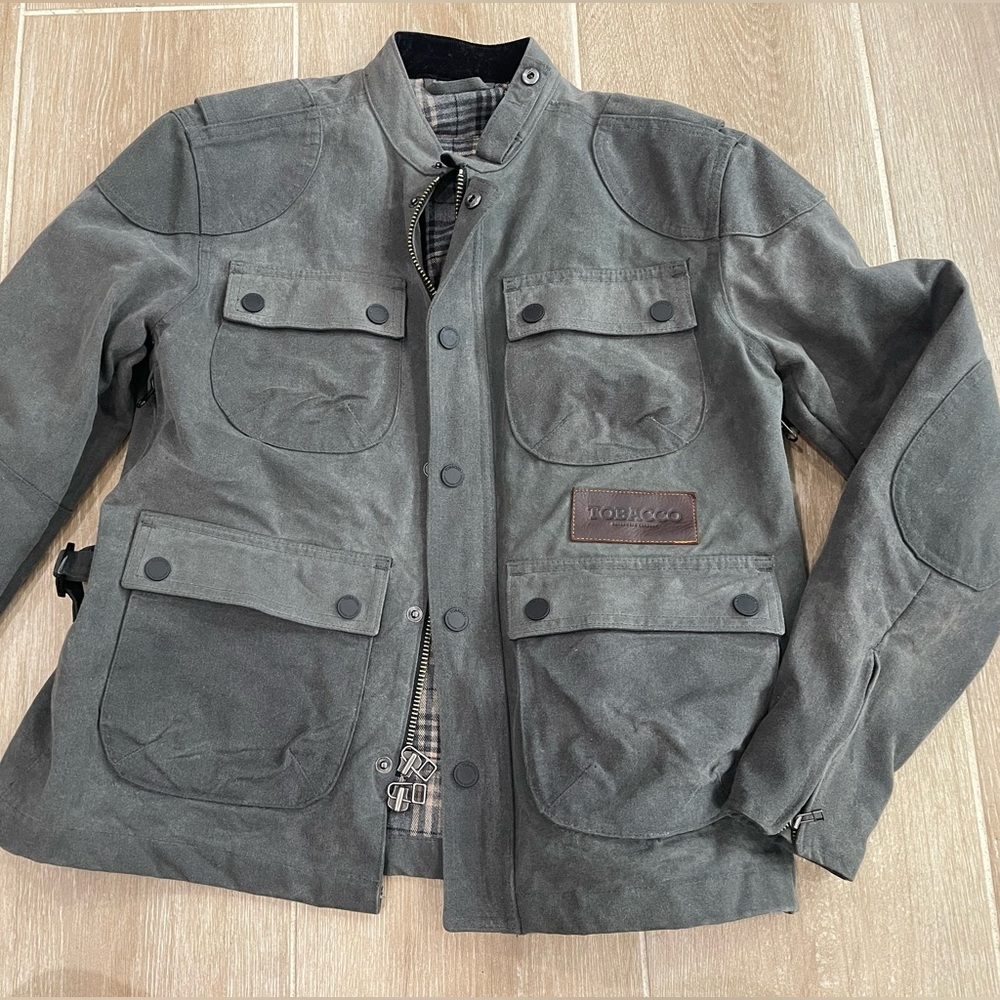 Tobacco Motorwear Mccoy Jacket Women's XL Gray